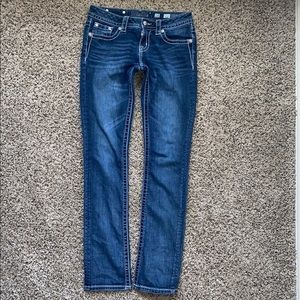 Medium-Dark Wash Miss Me Jean Size 28